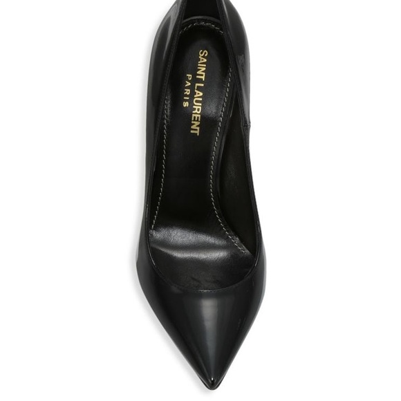NWT Yves Saint Laurent Opium ysl logo heels patent - Picture 4 of 8